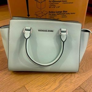 Michael Kors BEAUTIFUL Teal handbag!